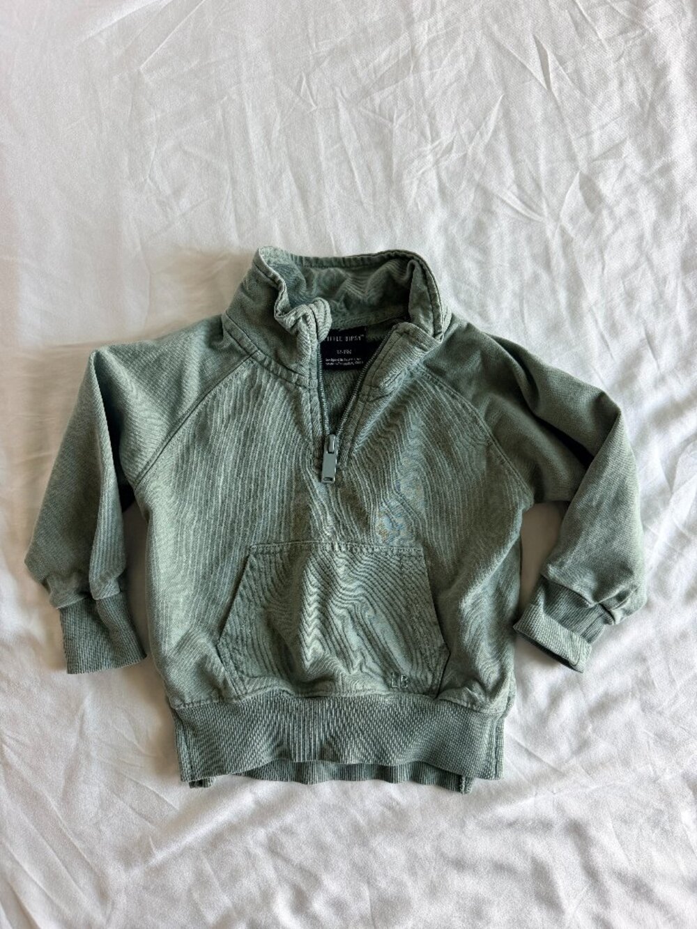 Little Bipsy 12-18 Quarter Zip Pullover
